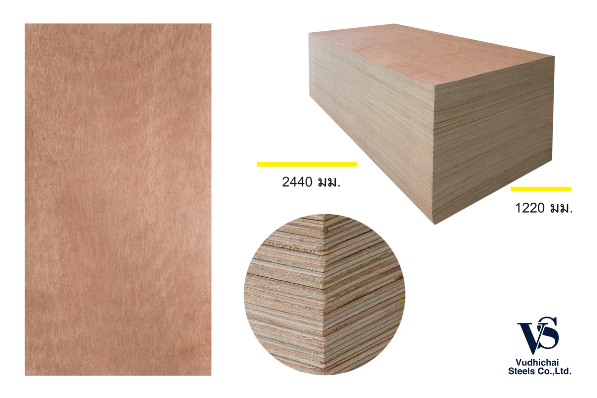 ไม้อัด Commercial grade 4mm A