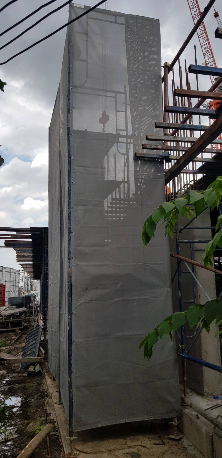 Mesh sheet แมชชีท 170 กรัม/ตารางเมตร สีเทา